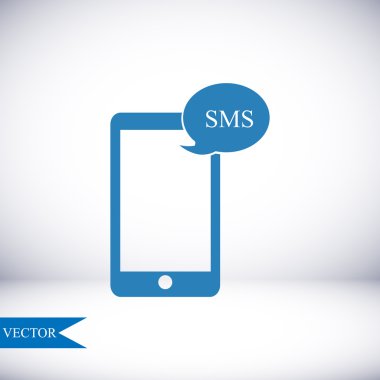 Cep telefonu sms simgesi