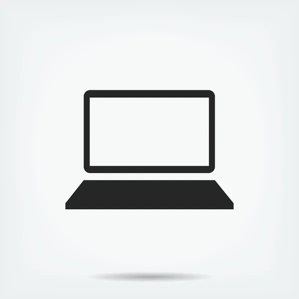 Ícone do computador portátil —  Vetores de Stock