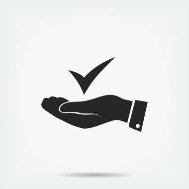 vektör simge onaylamak