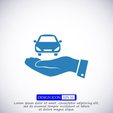 Ekibimizi elinde araba simgesinin