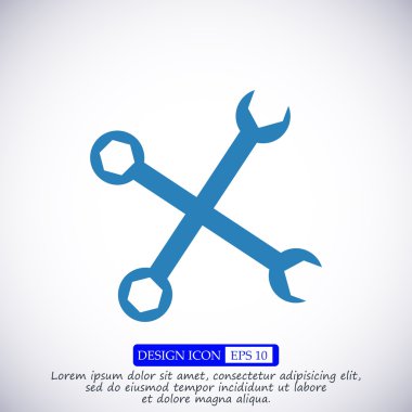 onarım düz simgesi