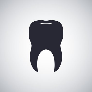 Diş düz simgesi