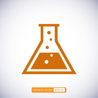 laboratuvar cam simgesi