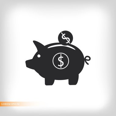 Domuz kumbarası simgesi