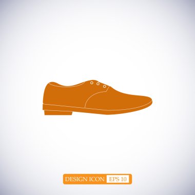  Ayakkabı düz simgesi