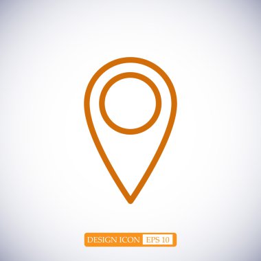 Internet düz simgesi