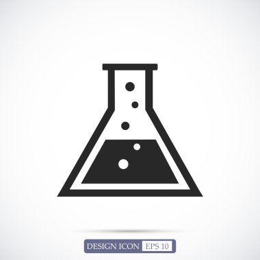 laboratuvar cam simgesi