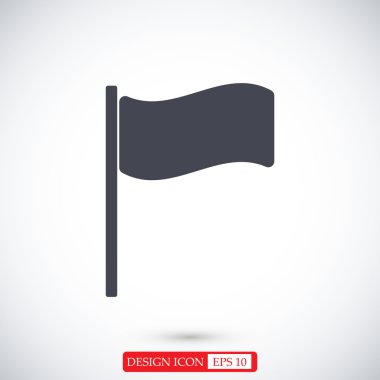 bayrak düz simgesi