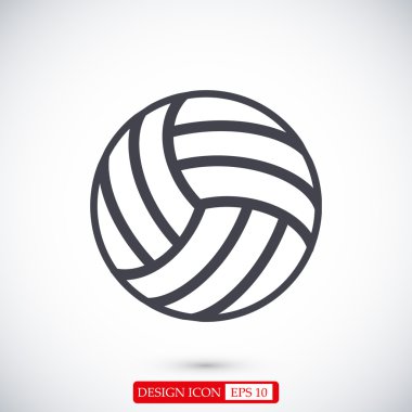 Basketbol anahat düz simgesi