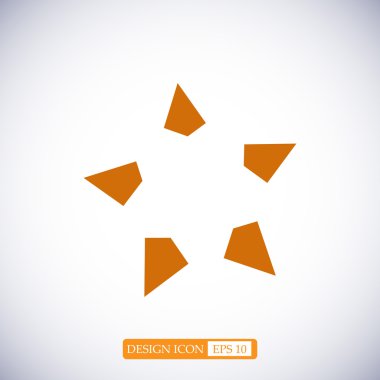 Yıldız Düz Simgesi