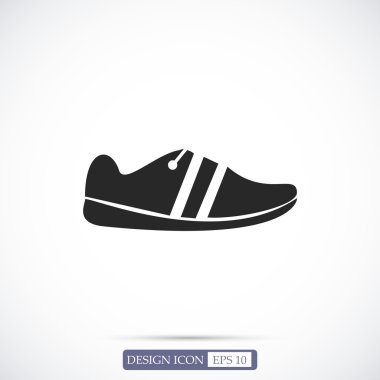  Ayakkabı düz simgesi