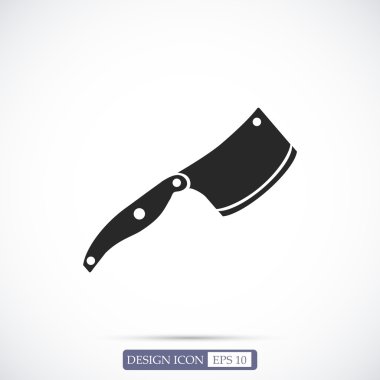 Bıçak düz simgesi