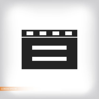 sinema clapper simgesi