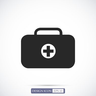 ilk yardım çantası simgesini