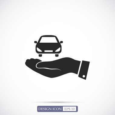 Ekibimizi elinde araba simgesinin