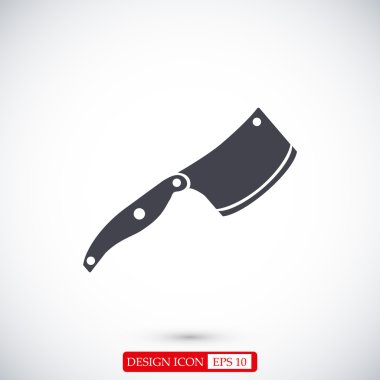Bıçak düz simgesi