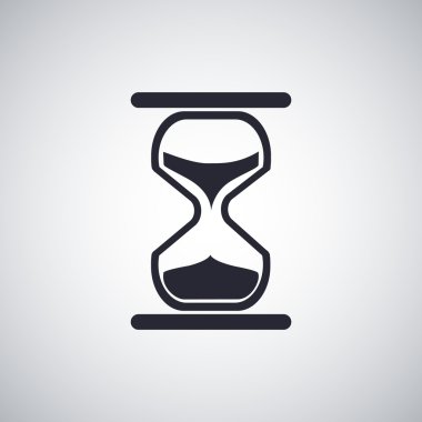 kum saati düz simgesi