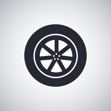 Direksiyonu düz simgesi