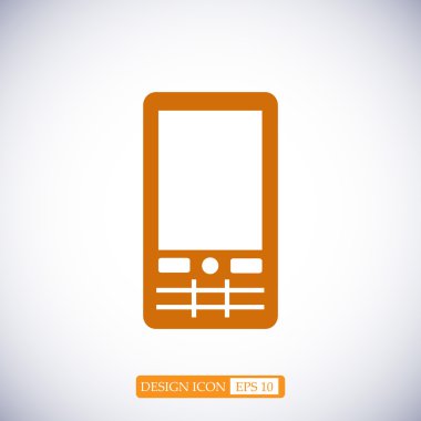 Telefon Düz Simgesi