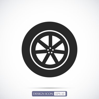 Direksiyonu düz simgesi