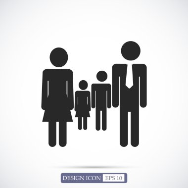 Aile Düz Simgesi