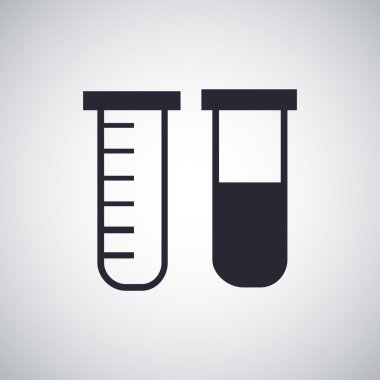 Tüpler düz simgesi