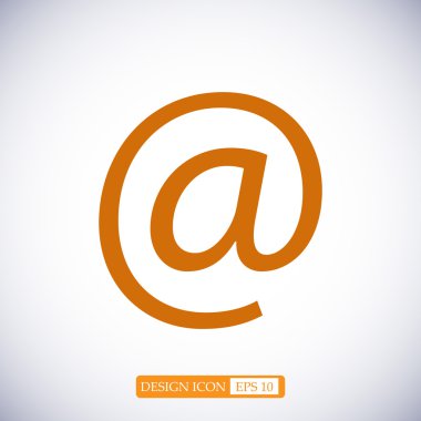 düz e-posta simgesi