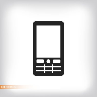 Telefon Düz Simgesi