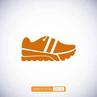 Koşu Ayakkabı düz simgesi