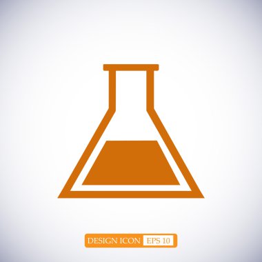 laboratuvar cam simgesi