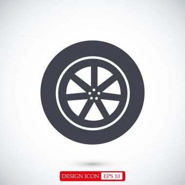 Direksiyonu düz simgesi