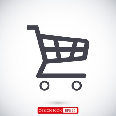 alışveriş grafik simgesi