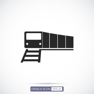 Tren Düz Simgesi