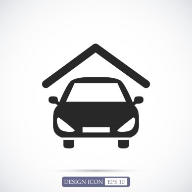 Arabayı düz simgesi