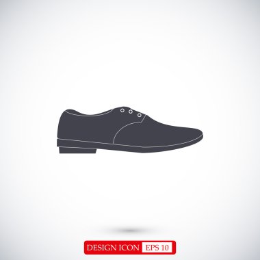  Ayakkabı düz simgesi