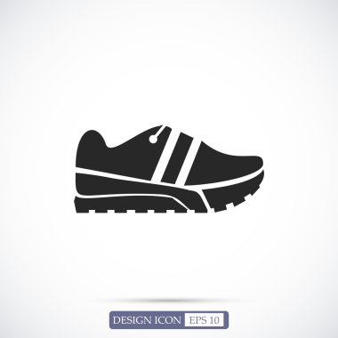 Koşu Ayakkabı düz simgesi