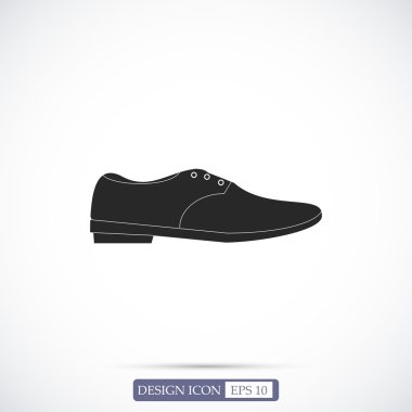  Ayakkabı düz simgesi