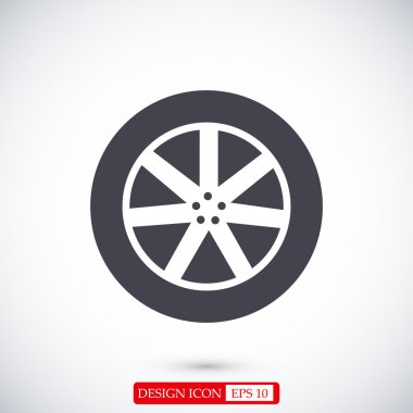 Direksiyonu düz simgesi