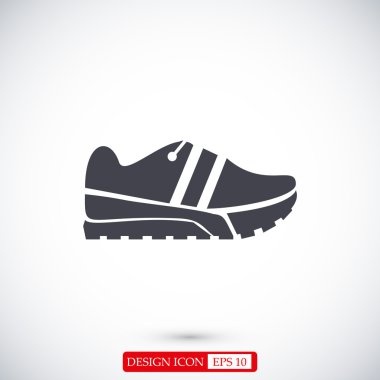 Koşu Ayakkabı düz simgesi