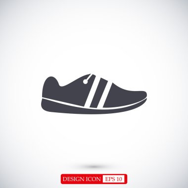  Ayakkabı düz simgesi