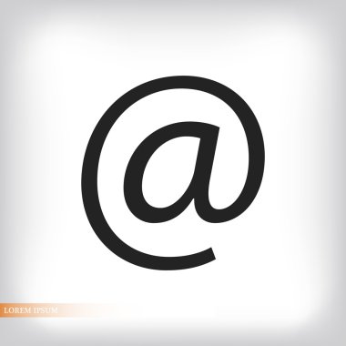 düz e-posta simgesi