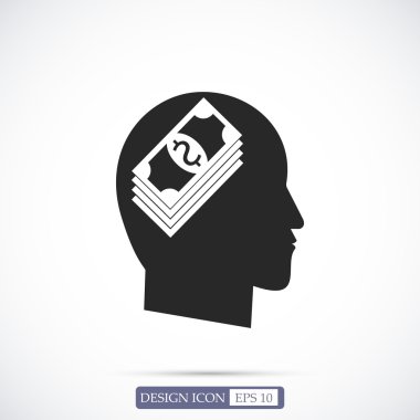 Para simgesi düşünüyorum 