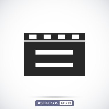 sinema clapper simgesi