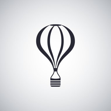 Hava Balon düz simgesi
