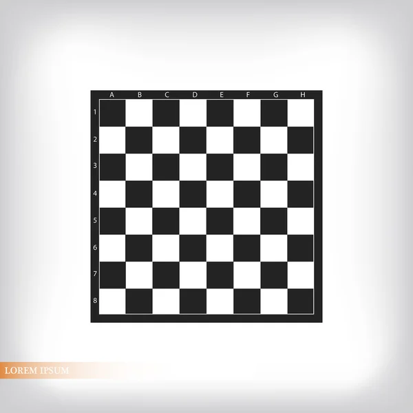 国际象棋平面图标 — 图库矢量图片