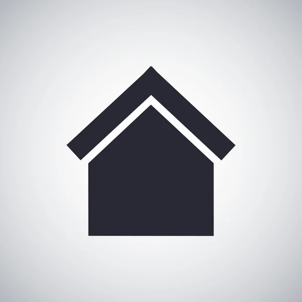 Otthoni lapos ikon — Stock Vector