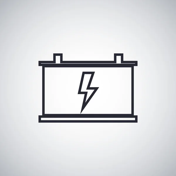 Auto batterijpictogram — Stockvector