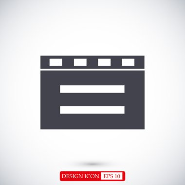 sinema clapper simgesi