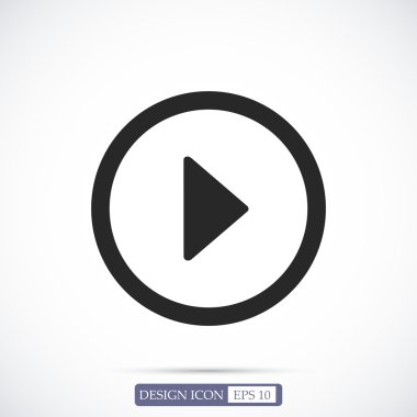 düz simgesi oynamak