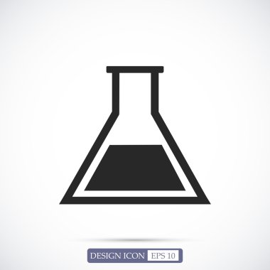 laboratuvar cam simgesi